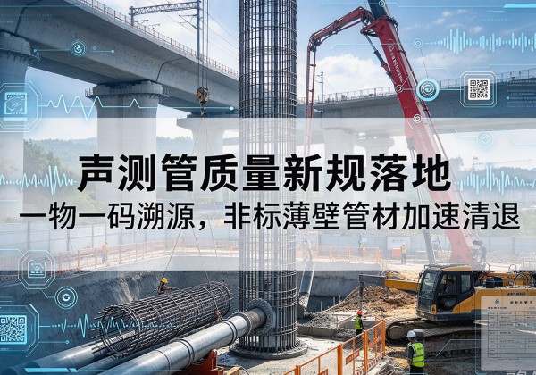泰兴声测管质量新规落地，一物一码溯源，非标薄壁管材加速清退